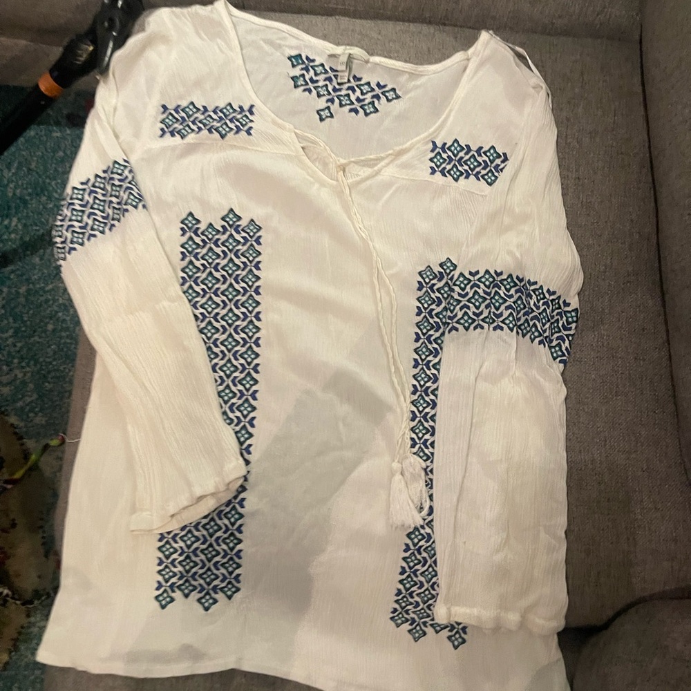 Joie embroidered top